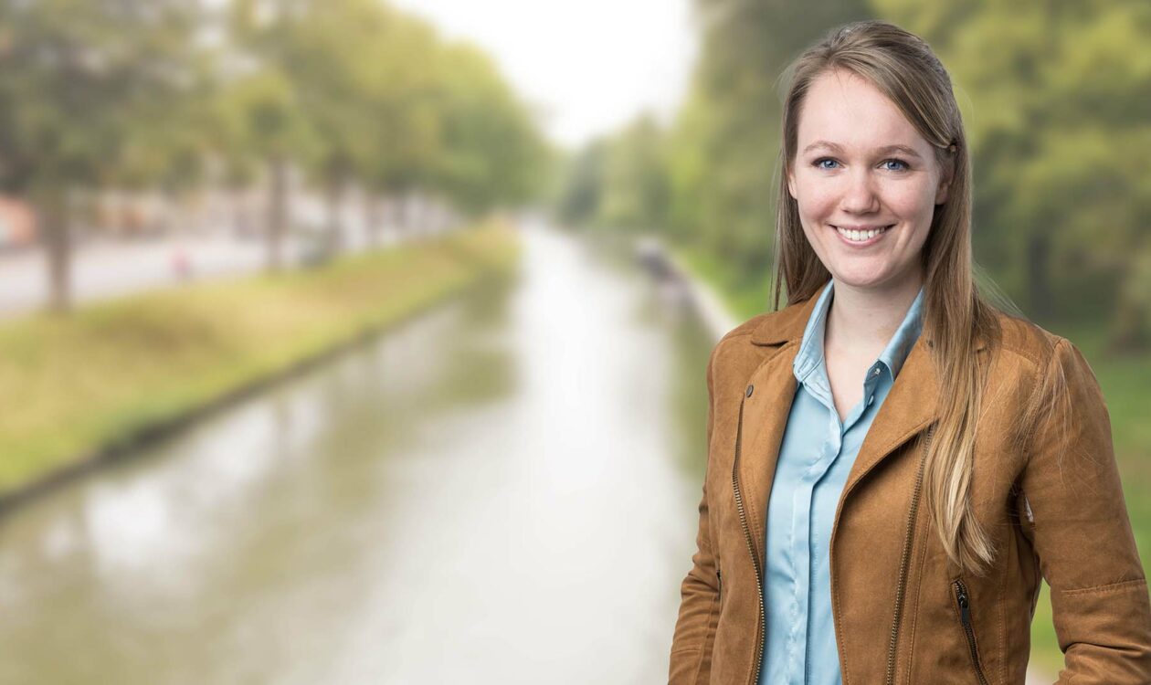 Portret van Sweco Esmee Wichard bij Utrechtse Singel