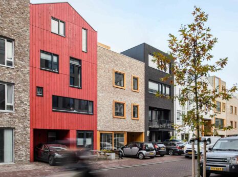 Kleurrijke Nieuwbouwwoningen Zeeburgereiland Amsterdam