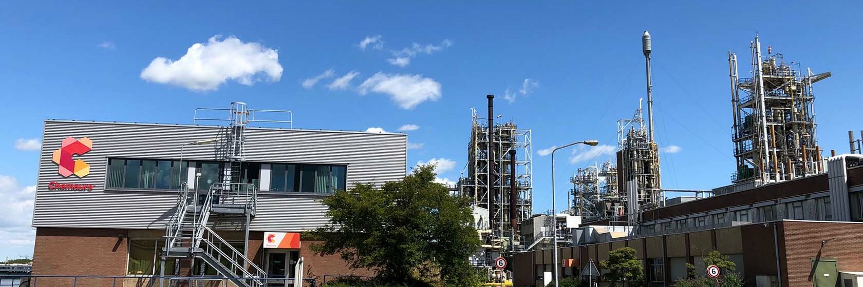 Entree bedrijventerrein Chemours Dordrecht