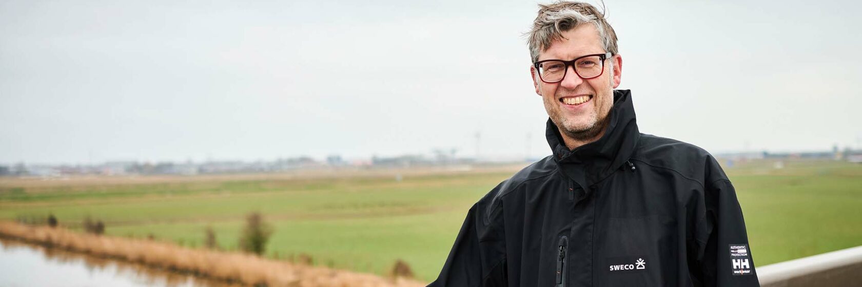 Portretfoto Berrie op de Friese biobrug