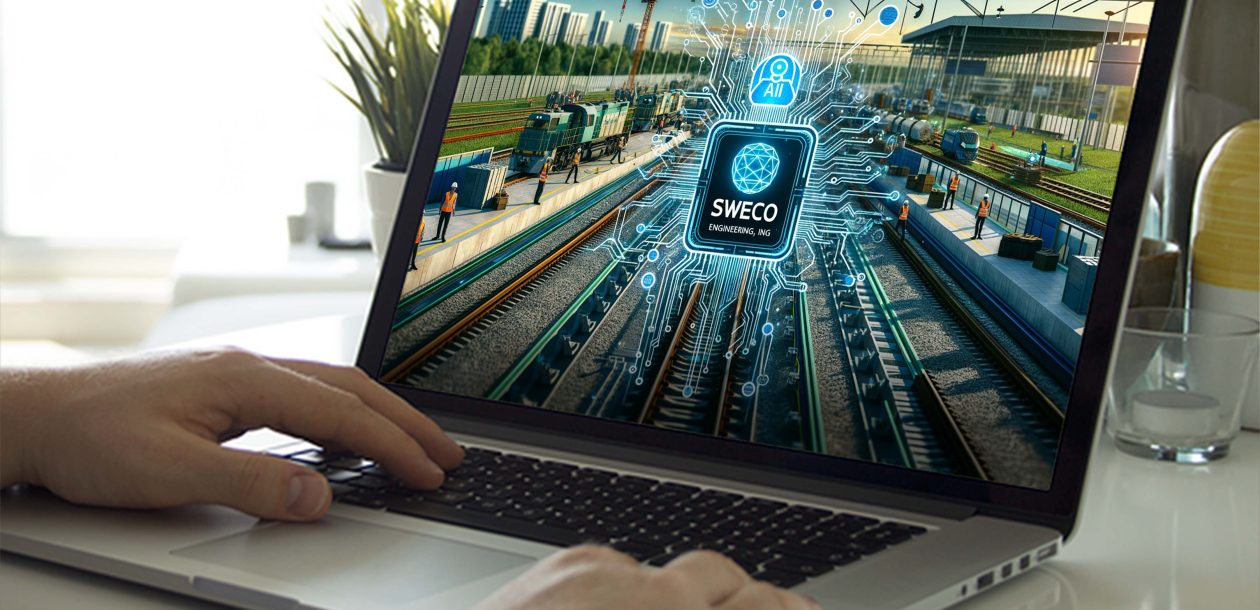 Sweco GPT - Rail - Design, Digitalisation en Development - AI gegenereerde afbeelding