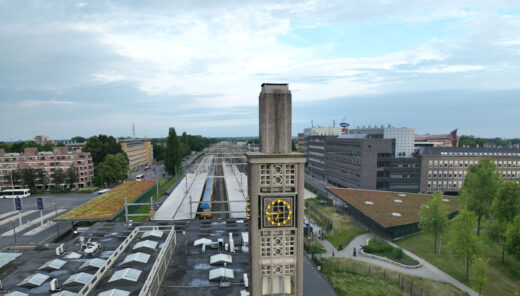Station Enschede drone-inspectie
