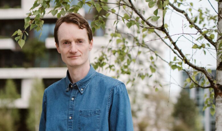 Portret van Jorrin ten Have, in gesprek over zijn functie als senior architect bij Sweco