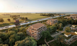 Visualisatie nw woonwijk Henesseroord Middelharnis